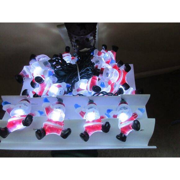 Merry Brite Santa String Light Set 5 Foot 20 Led Christmas Tested Exclusive CVS - Picture 1 of 11